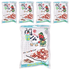 關公麻辣花生 蒜片五香花生, 100g, 5袋