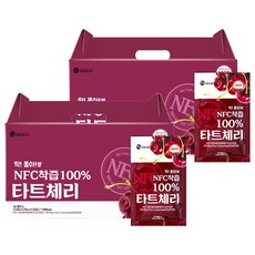 mippeum 美好生活 NFC酸櫻桃汁隨身飲 30包入, 2.1L, 2盒