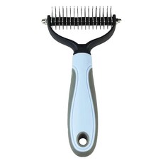 AHOYE 打結救星寵物毛針梳, 藍黑色, 1支