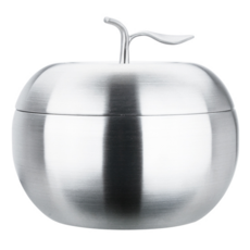 PLUS PERFECT 理想 極緻316蘋果型雙層碗 16cm, 1個, 銀色