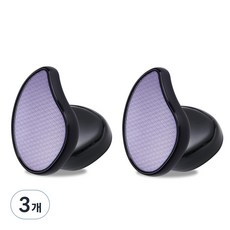 아늑공간 풋파일 발각질 제거기 블랙, 2개입, 3개, 73g