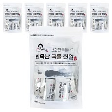 안옥남 멸치 국물한알 25p, 75g, 6개