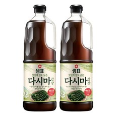 샘표 다시마 간장, 1.7L, 2개