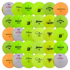 品牌混合高爾夫球 失球 1等級 42.67cm, 1入, 30個, 隨機出貨