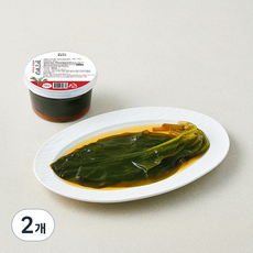 울릉허브 국내산 명이절임 매콤한맛, 200g, 2개