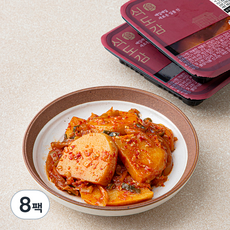 바다원 식도감 매콤 감자조림 반찬, 130g, 8팩