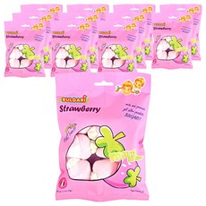 草莓造型棉花糖, 12包, 95g