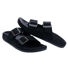 SKECHERS 女款 HYPER SLIDE 拖鞋 140466BBK, 黑色, 25cm