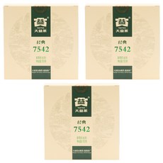 대익차 미니 보이차 경전 7542 생차, 150g, 1개입, 3개
