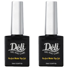 Deli Beauty 完美霧面封層凝膠, 單一顏色, 2個