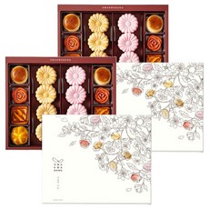 HWA KWA BANG 韓式傳統糕點分享禮盒+提袋組, 658g, 2組