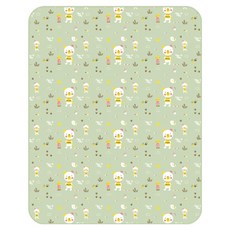 nac nac 防水保潔尿布墊 糖果熊愛森林, 糖果熊愛森林 綠色, 1個