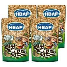 바프 구운양파맛 멸치 아몬드, 300g, 4개