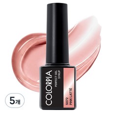 칼라피아 원스텝 시럽 젤네일, S072 핑크라떼, 6g, 5개