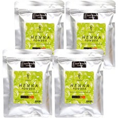 코겐 헤나파우더 염색약 100g, 다크브라운, 4개