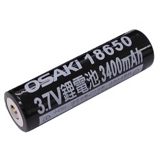 OSAKi 3400mAh 18650 充電式鋰電池, 1個, 1入