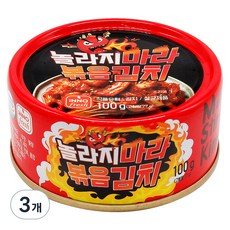 驚奇炒泡菜罐頭, 100g, 3個