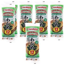 marukome 丸米 即食昆布味噌湯, 216g, 6個