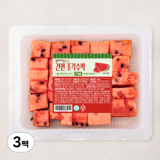 곰곰 간편 조각수박, 1kg, 3팩