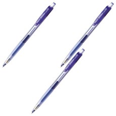 透明七彩搖搖筆 HFGP20NV 紫色, 0.5mm, 3支