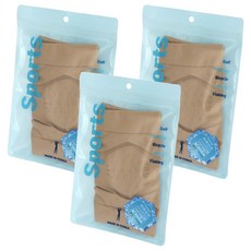 크로커다일 게르마늄 무릎보호대 세트 CD377, 베이지, 3세트