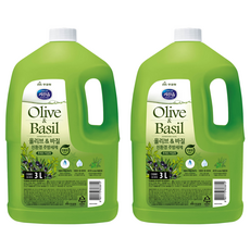 橄欖羅勒環保洗碗精, 3L, 2個