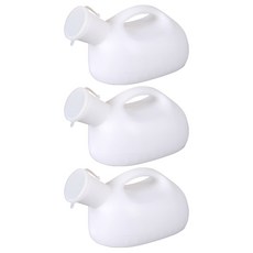 펠리스제이 남성용 휴대 소변기 2000ml, 화이트, 3개