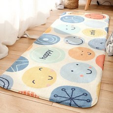 韓風插圖加厚仿羊絨地毯 北歐風簡約插圖 可水洗