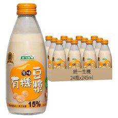統一生機 有機原味豆漿, 245ml, 24瓶