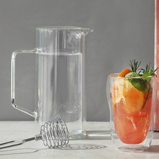 CASA MUUTTI Pisa 耐熱雙層玻璃壺, 1000ml, 1個, 單一商品