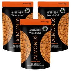 원더풀아몬드 가염, 400g, 3개