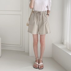 유세븐 여성용 웰트 포켓 3부 반바지 DMWP 4027