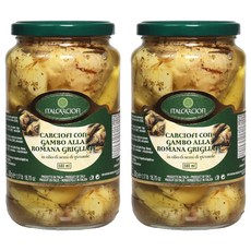 이탈카르쵸피 구운 아티초크 인 오일, 580ml, 2개