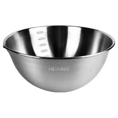 HEKINS 赫金斯 不鏽鋼刻度計量帶嘴攪拌碗, 單品