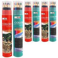 ibis 圓筒木質色鉛筆組, 12色, 3套