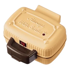 recolte 麗克特 Mini 迷你格子三明治機 16 x 16 x 9cm 黃色, RPS-3