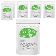 wooriga. 烘炒杏仁粉, 500g, 6包