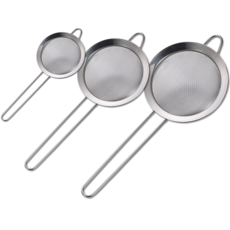 Kitchen Cat 廚房304不鏽鋼濾網3件組, 1套