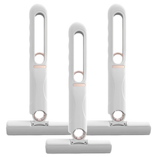 迷你小拖把 免手洗設計 單手操作 輕量化設計 手把24.8 x 4.6cm 海綿頭15.5cm, 手把24.8 x 4.6cm, 海綿頭15.5cm, 3組