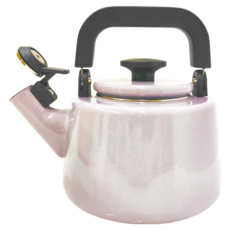 FUJIHORO 笛音壺 煮水壺 24.5 x 19 x 18cm 1.07kg, 粉紫, 2.1L, 1個