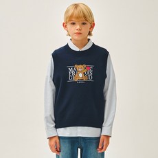 MaritheFrancoisGirbaud 兒童小熊經典標誌針織背心