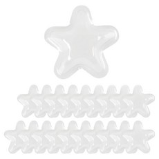 Uniart 大容量半球星星 中, 20個, 透明