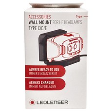LEDLENSER 萊德雷神 HF頭燈壁掛充電配件 Type E, 適用於HF8R Core, Work, Signature, 1個
