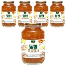 농협 꿀생강차, 1kg, 5개, 1개입