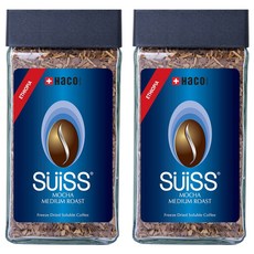 HaCO swiss 摩卡中烘焙即溶咖啡, 100g, 1罐, 2罐