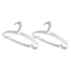 Nature Living 防滑衣架, 白色, 20個