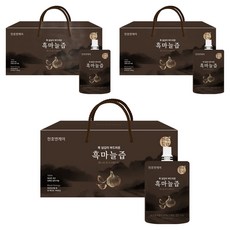 천호엔케어 목 넘김이 부드러운 흑마늘즙, 2.1L, 3개