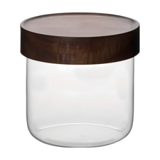 TAIWANGLASS 台灣玻璃 台灣相思木玻璃儲物罐 600ml, 1個