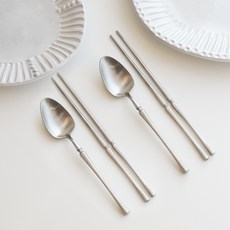 DALPAENGI LIVING Essentiel Chateau 雙人餐具匙筷組, 單一顏色, 2套, 湯匙 + 筷子