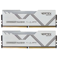 AITC 艾格 KINGSMAN VERTEX RGB DDR5 32GB 記憶體套組, 炫光效果, 高品質材料, 超頻性能, 1組